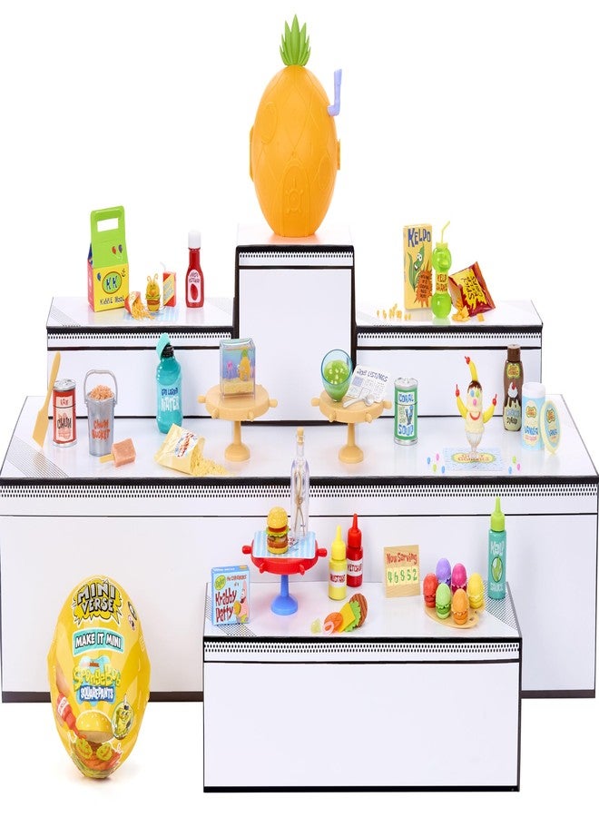 MGA's Miniverse Make It Mini Spongebob Squarepants, Mini Collectibles - Blind Pack, DIY, Resin, Replica Food, Not Edible, Collectors, Novelty, Gift, 8+ - Image 5